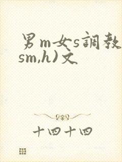 男m女s调教(sm,h)文封面