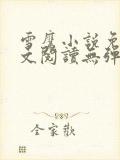 雪鹰小说免费全文阅读无弹窗封面