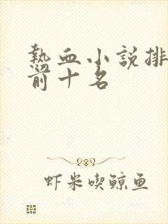 热血小说排行榜前十名