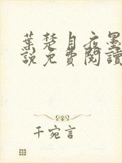 叶楚月夜墨寒小说免费阅读无弹跳窗口