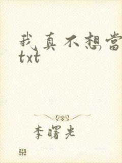 我真不想当反派txt