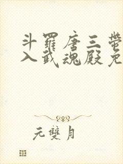 斗罗唐三带我加入武魂殿免费阅读