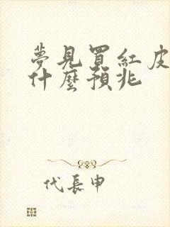 梦见买红皮鞋是什么预兆封面