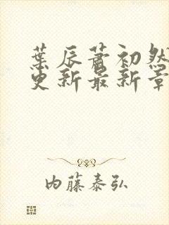 叶辰萧初然刚刚更新最新章节小说