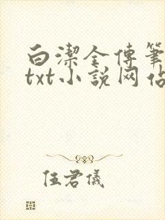 白洁全传笔趣阁txt小说网站在线阅读