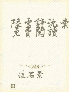 陆云铮沈棠全文免费阅读