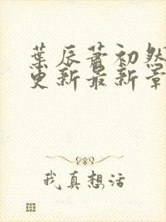 叶辰萧初然刚刚更新最新章节列表