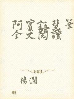 阿宾钰慧笔趣阁全文阅读