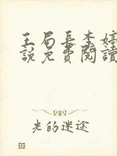 王局长李婷婷小说免费阅读全文最新