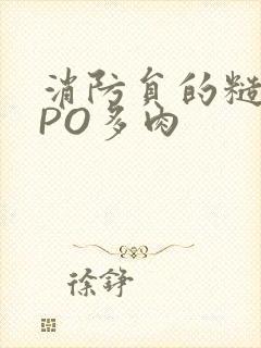 消防员的糙汉文PO多肉封面