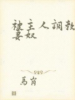 被主人调教的夫妻奴