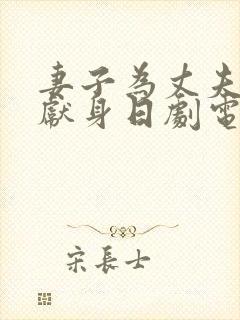 妻子为丈夫升职献身日剧电影在线观看封面