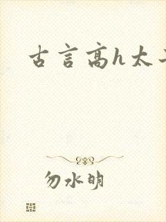 古言高h太子