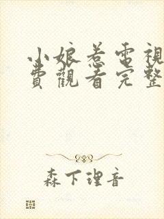 小娘惹电视剧免费观看完整