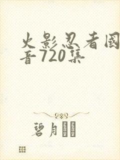 火影忍者国语配音720集