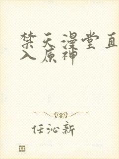 禁天漫堂直接进入原神