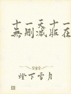 十一天十一夜6无删减版在线播放