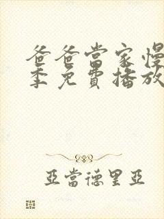 爸爸当家慢享记季免费播放