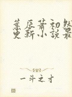 叶辰萧初然最快更新小说最新封面