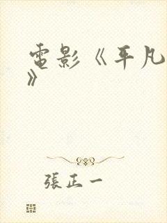 电影《平凡英雄》封面