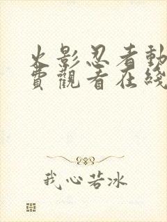 火影忍者动漫免费观看在线看封面