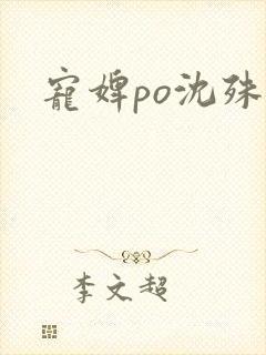 宠婢po沈殊辞封面