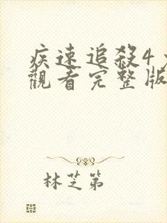 疾速追杀4免费观看完整版电影