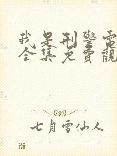 我是刑警电视剧全集免费观看高清封面