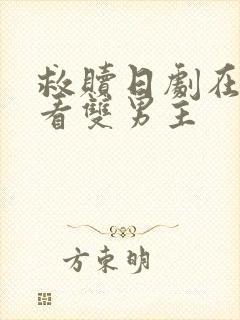 救赎日剧在线观看双男主