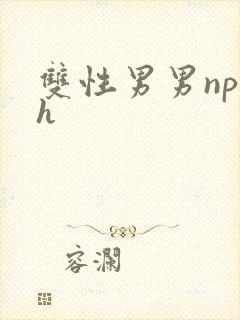 双性男男np高h封面