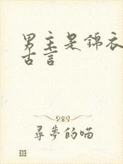 男主是锦衣卫的古言封面