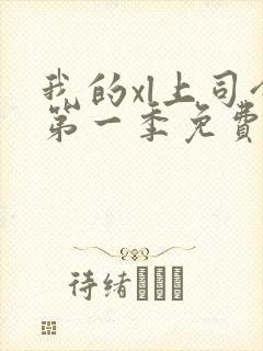 我的xl上司令第一季免费观看最新一期