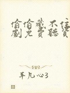 偷偷藏不住广播剧免费听资源封面