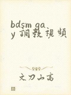 bdsm gay 调教视频