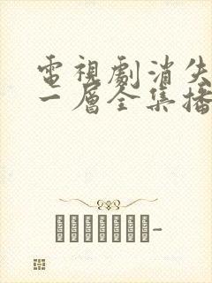 电视剧消失的十一层全集播放