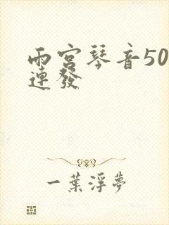 雨宫琴音500连发封面