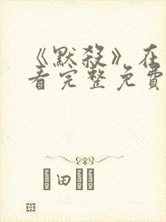 《默杀》在线观看完整免费高清