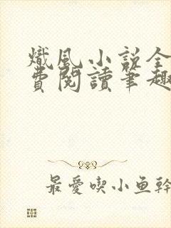 炽风小说全文免费阅读笔趣阁封面