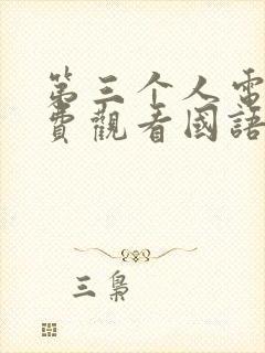 第三个人电影免费观看国语