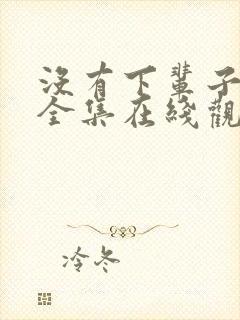 没有下辈子韩剧全集在线观看免费