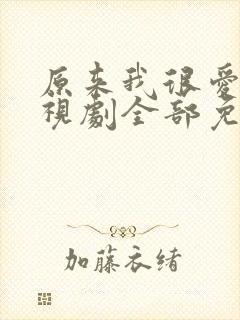 原来我很爱你电视剧全部免费观看