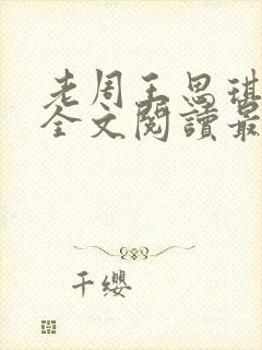 老周王思琪小说全文阅读最新章节更