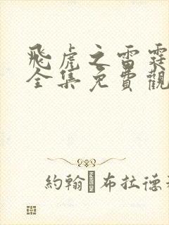 飞虎之雷霆极战全集免费观看