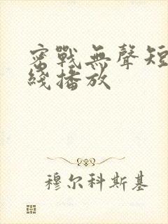 密战无声短剧在线播放