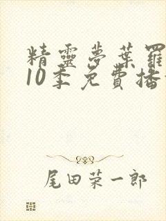 精灵梦叶罗丽第10季免费播放