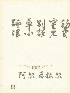 师尊别穿的那么浪小说免费阅读封面