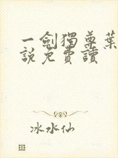 一剑独尊叶玄小说免费读