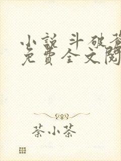 小说 斗破苍穹免费全文阅读