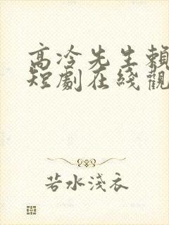 高冷先生赖上我短剧在线观看免费