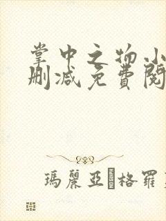 掌中之物小说无删减免费阅读全文